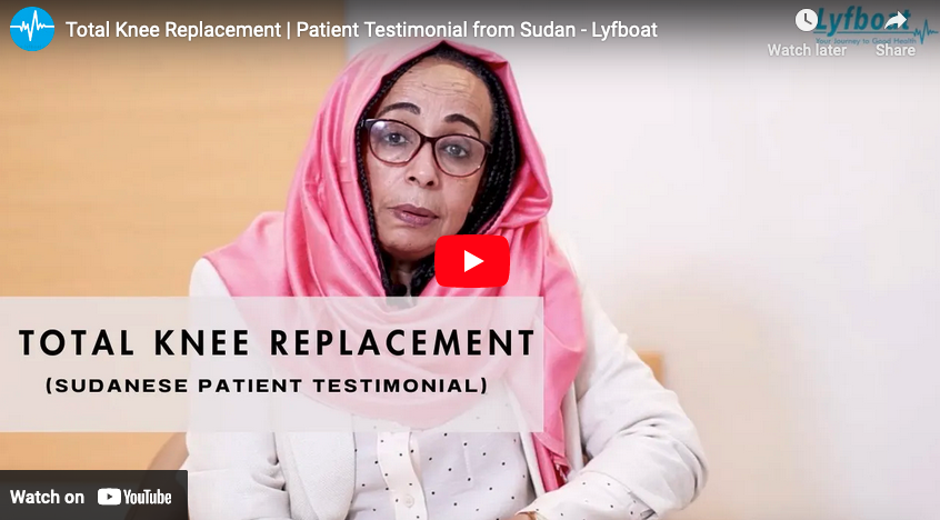 Ibtisam Ibrahim Traveled from Sudan to India for Total Knee Replacement Surgery